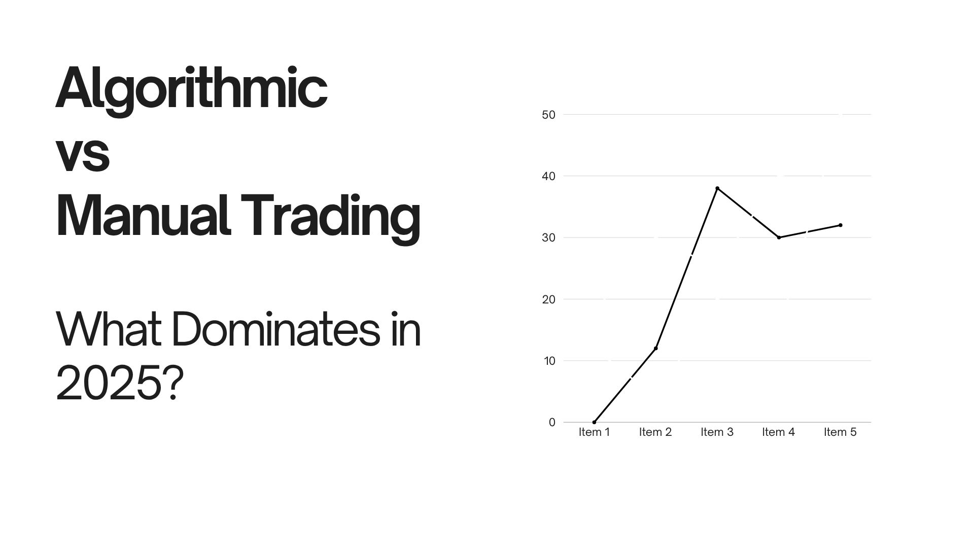 Algorithmic vs Manual Trading: What Dominates in 2025?