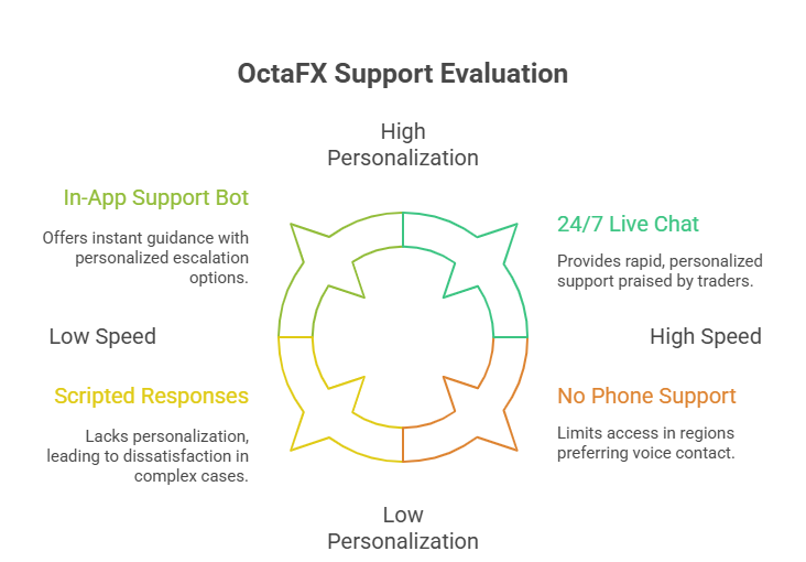 OctaFX Support Evaluation