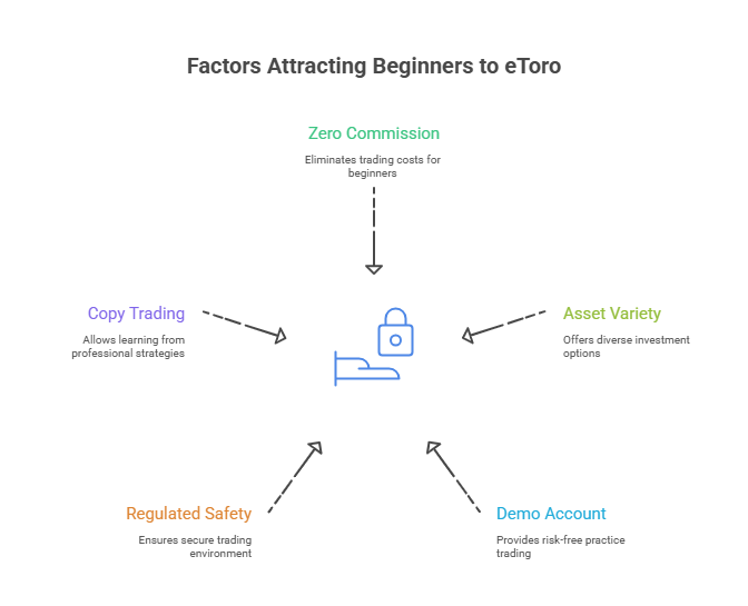 Factors Attracting Beginners to eToro
